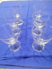 série de 6  verres en cristal VAL SAINT-LAMBERT modèle YALE (eau)