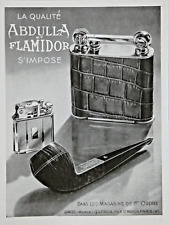 PUBLICITÉ DE PRESSE 1938 LA QUALITÉ ABDULLA ET FLAMIDOR S'IMPOSE PIPE
