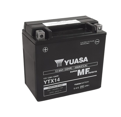 Batterie yuasa ytx14 - batterie, ytx14-bs