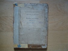 Registre autorail ABJ 1 X 3111 livré en 1935 à la Compagnie de l'Est