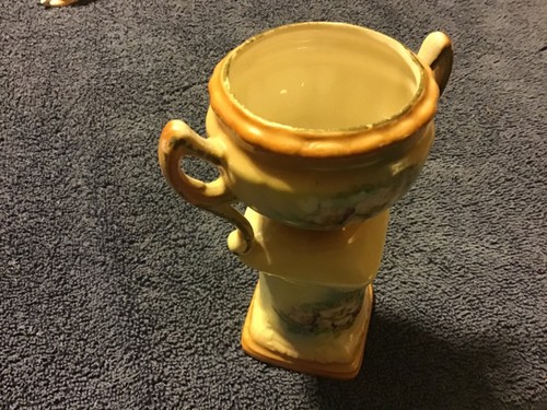 Vintage hand painted trophy - vintage,