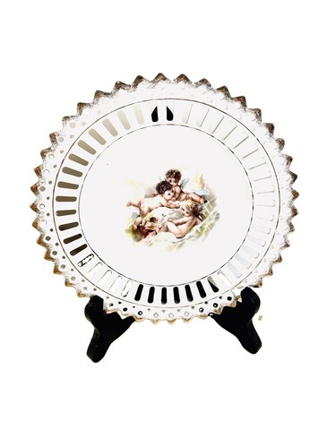 Assiette ajourée - assiette, de