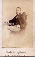 Comte de Gabriac, secrétaire