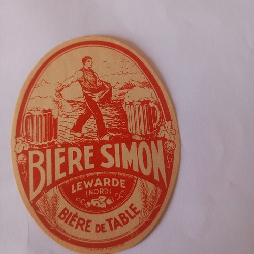 Ancienne étiquette bière