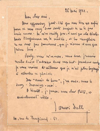 Lettre autographe henri - lettre, de
