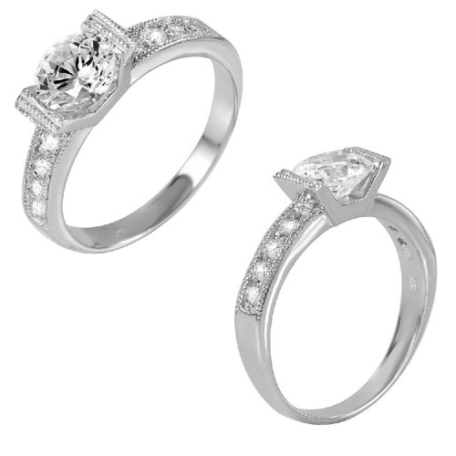Argent sterling femmes zircone - sterling,
