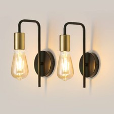 Applique Murale Vintage 2 Pack Lampe Murale Intérieur Industrielle Spot Mural...