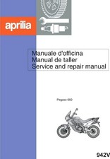 MANUEL ATELIER REVUE TECHNIQUE REPARATION APRILIA PEGASO 650 942V