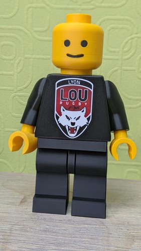 Figurine géante lou rugby - figurine,