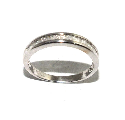 Bague éternité demi - demi, en