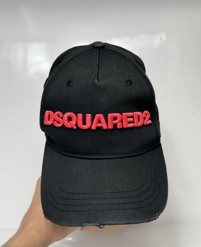 Dsquared2 big logo black cap - big,