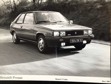 Renault 11 Turbo 1984 Press