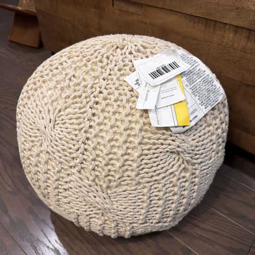 Pouf round ottoman - pouf,