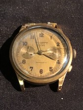 chronographe suisse boitier or