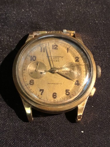 Chronographe suisse rubis - 17,