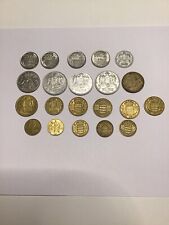 Lot Pièces De Monaco 5 Francs 50 Francs 2 Francs 1 Francs .50.20 Francs .10 Cts