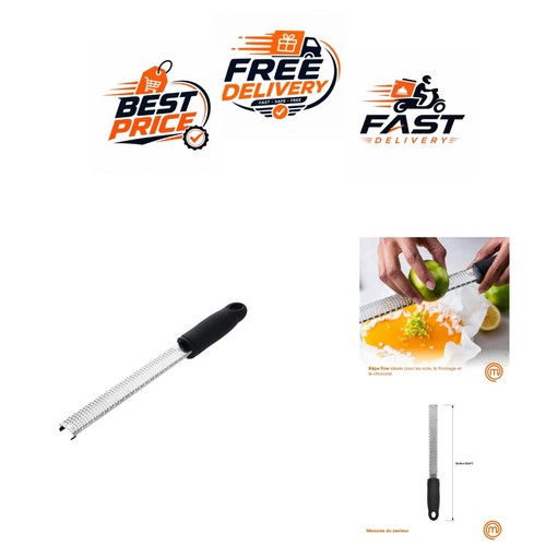 Zesteur râpe fine masterchef - fine,
