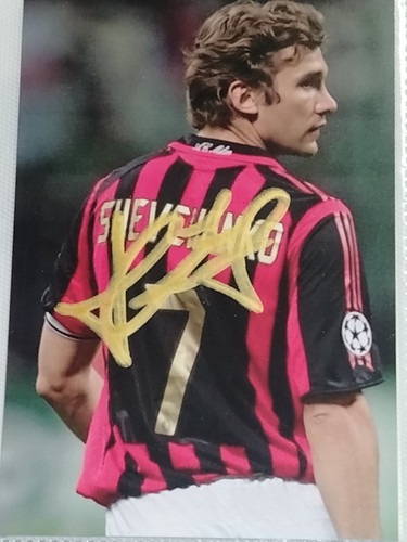 Autografo andriy shevchenko - andriy,