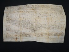 Acte sur parchemin - 1629 -