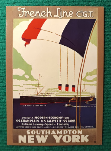 French line cgt southampton - line,
