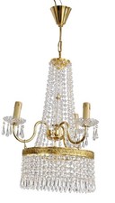 Lustre pampilles montgolfière - lustre,