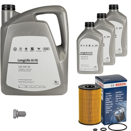 Filtre huile bosch l - huile, vw