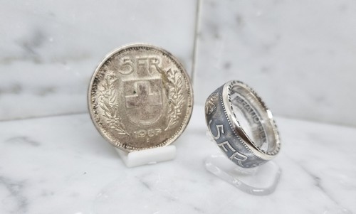 Bague pièce monnaie 5 - de,