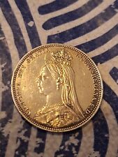 UNITED KINGDOM 1 HALF CROWN 1889 aUNC Rare In This Condition