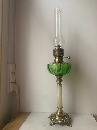 Ancienne grande lampe - ancienne,