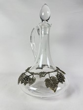 Carafe À Décanter En Verre Et En Étain