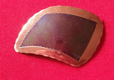 BROCHE VINTAGE - PETALE TUILE MARRON