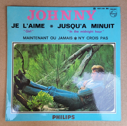 45t johnny hallyday je - d, ep
