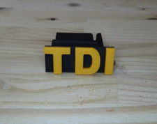 Logo TDI calendre - Golf MK4 - ORANGE