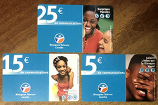 MARTINIQUE 3 BOUYGUES TELECOM CARAÏBE RECHARGE GSM PREPAYÉE TELECARTE PHONE CARD