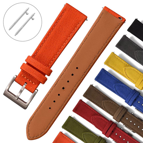 Bracelet montre cuir - bracelet,