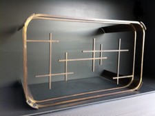 Table basse en bronze signée