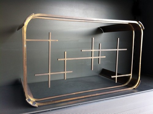 Table basse bronze - en, signée