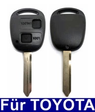 Remplacement Boîtier Clé avec Caoutchouc pour Toyota Corolla E12 Yaris Clé sans