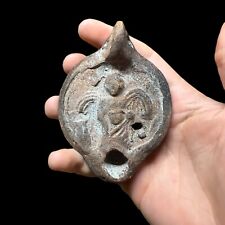 Lampe À Huile En Terre Cuite & Décor D’ange & Romaine ? 