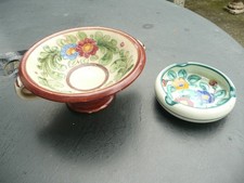 coupe et cendrier en faiénce de MONACO