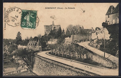 Cpa domfront rotonde - cpa,