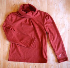 SOUS PULL col roulé rouille 3