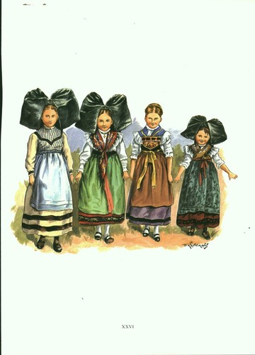 Gravure ancienne alsace 1970 - gravure,