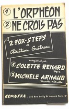 Partition double sheet music