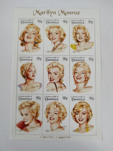 Marilyn monroe bloc feuillets - marilyn,