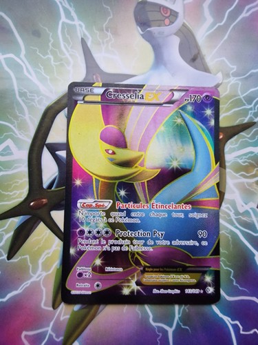 Carte pokémon cresselia - pokémon, ex