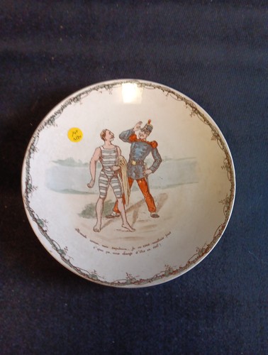 Assiette humoristique g - assiette,