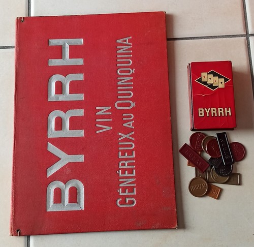 Byrrh sous main publicitaire - sous-main,