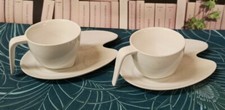 2 Tasses blanche En Porcelaine