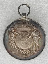 MEDAILLE ARGENT 1891 SOCIETE CUISINIERS FRANCAIS  l'art culinaire reconnaissant